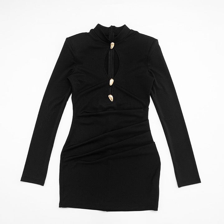 Mini dress with buckles and cutouts design - Sharel