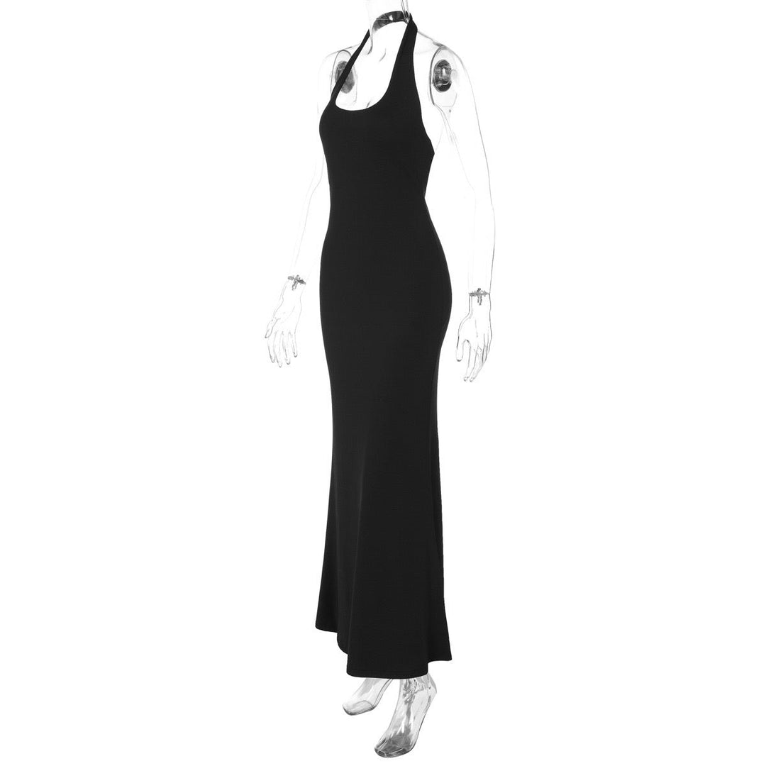 Maxi Dress with Open Back - Shay