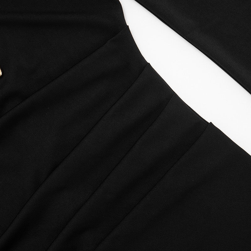 Mini dress with buckles and cutouts design - Sharel