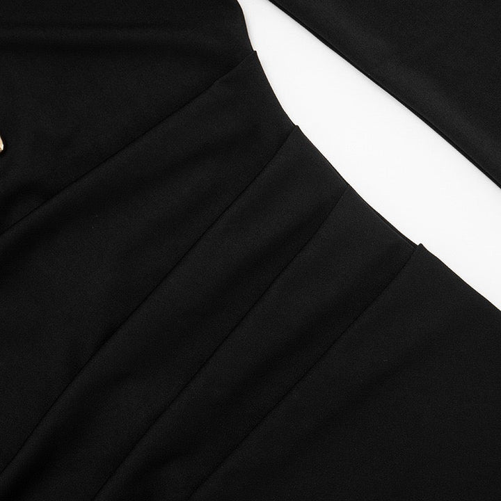 Mini dress with buckles and cutouts design - Sharel