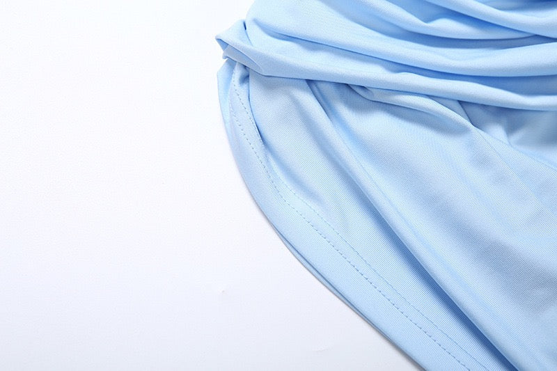 Mini dress with pleats and cutouts design - PHELI