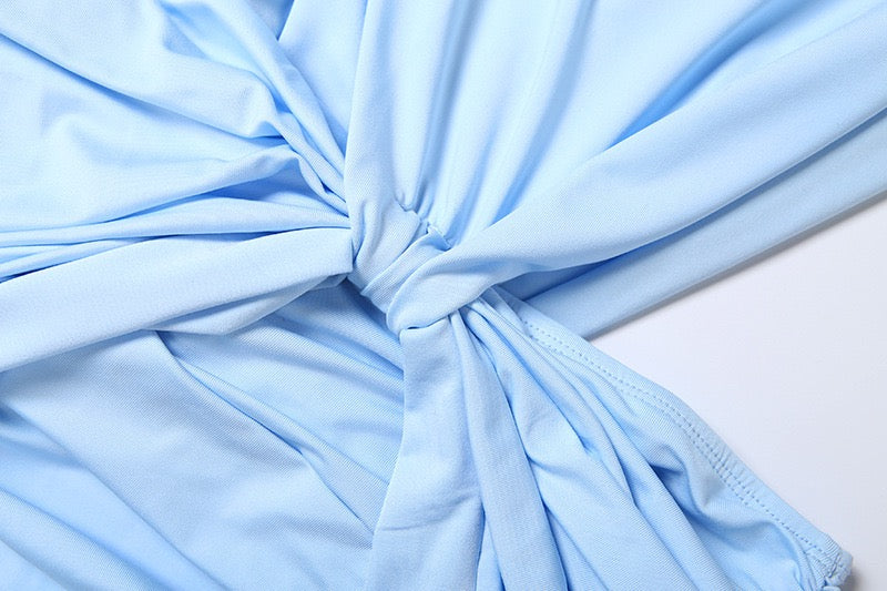 Mini dress with pleats and cutouts design - PHELI