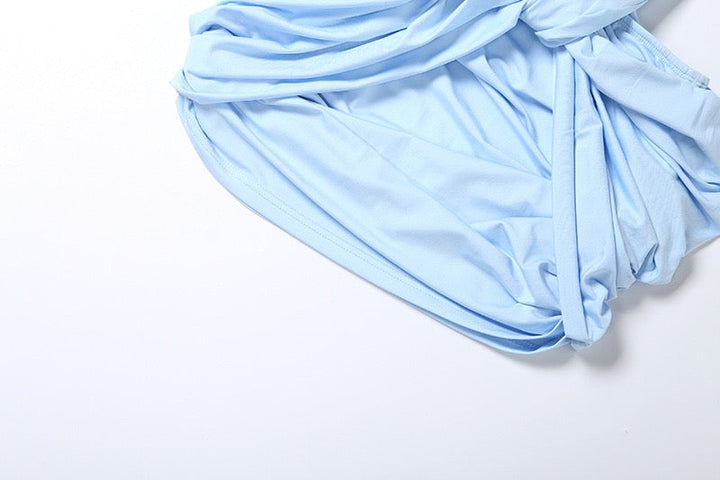 Mini dress with pleats and cutouts design - PHELI