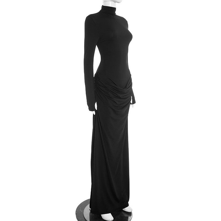 Maxi dress with pleats design - Solded