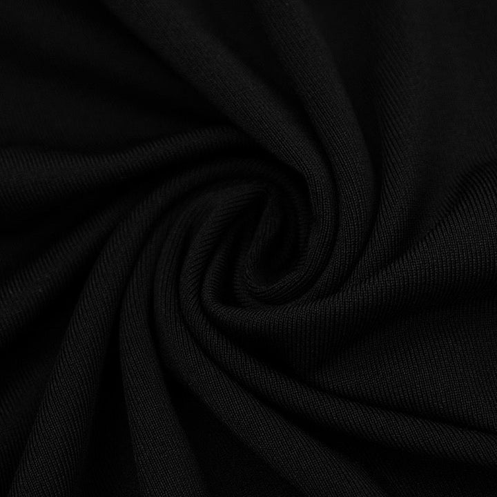 Maxi A-line dress with collar and opening design - Jerris