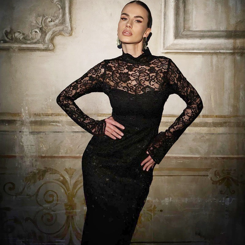 Maxi lace dress - Lurence