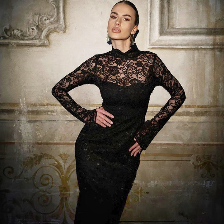 Maxi lace dress - Lurence
