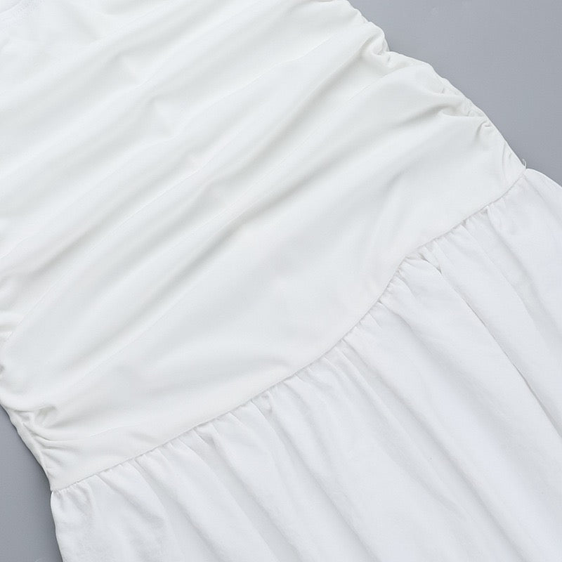 Strapless maxi dress with opening design - Jonahe