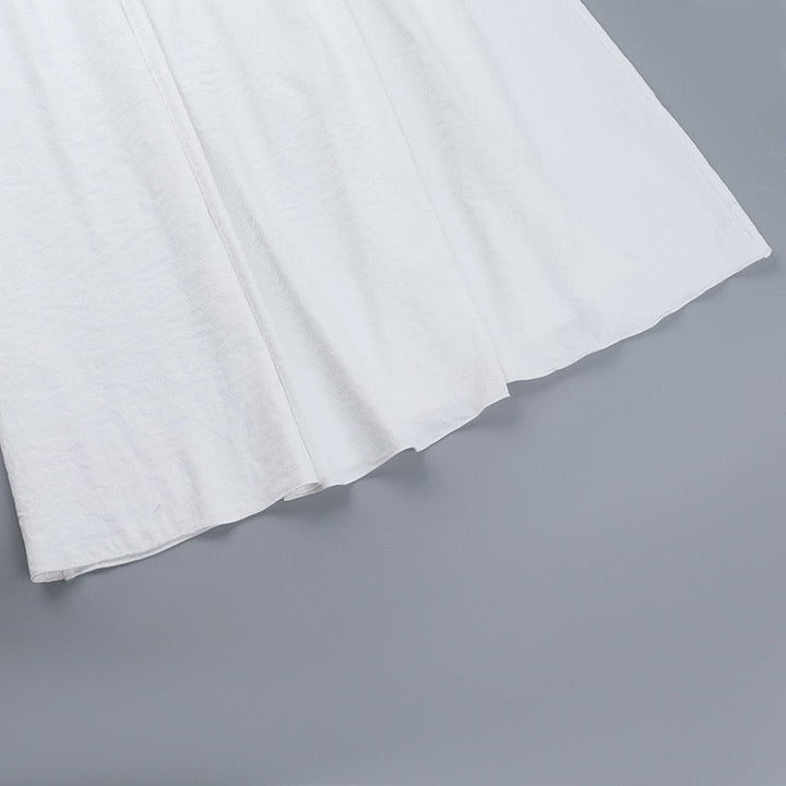 Strapless maxi dress with opening design - Jonahe