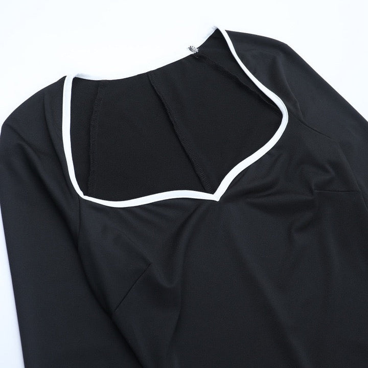 Fitted maxi dress with shaping fabric - Kim