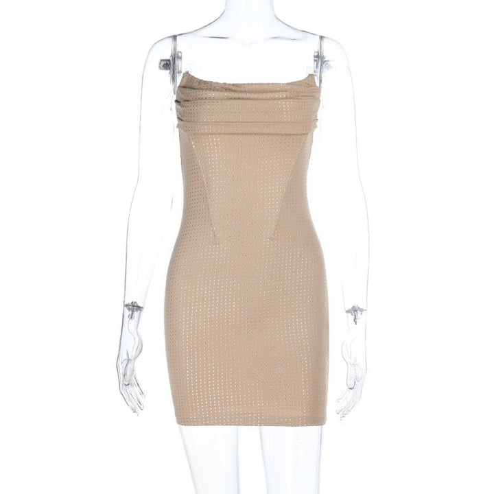 Mini strapless dress with sparkling sequins - Mai