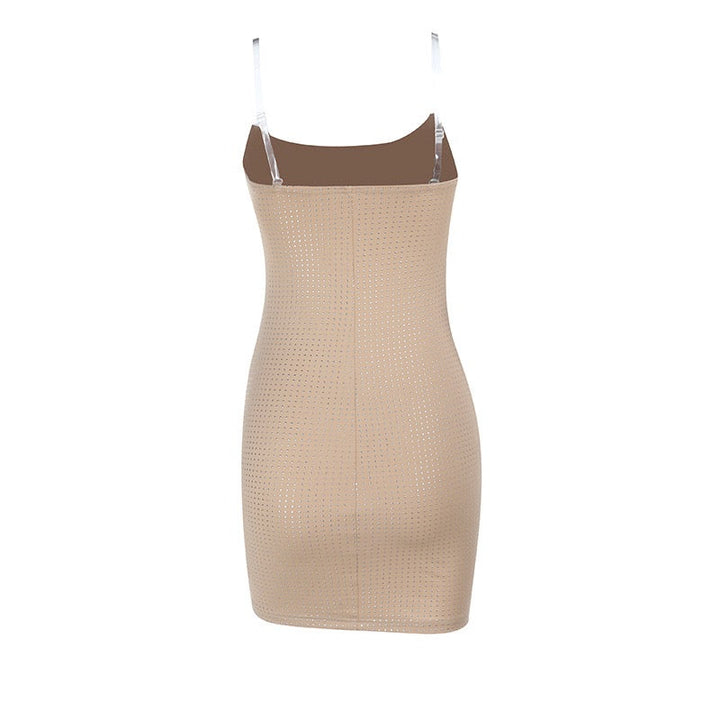 Mini strapless dress with sparkling sequins - Mai