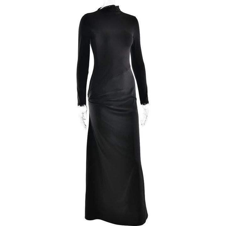 Maxi dress with satin design - Shiri
