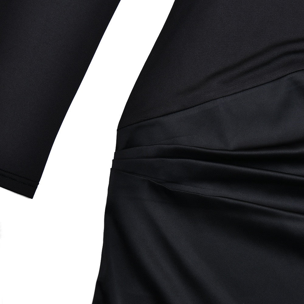 Maxi dress with satin design - Shiri
