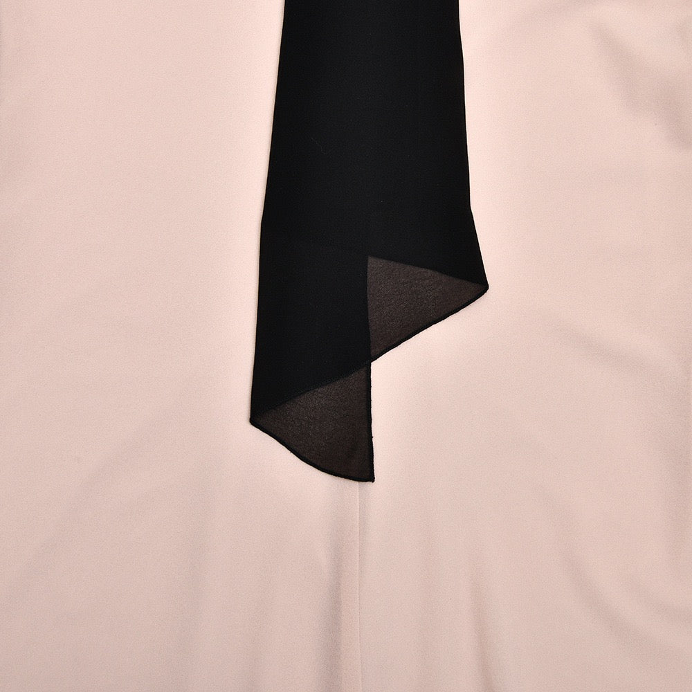 Mini strapless dress with chiffon and velvet design - GADE