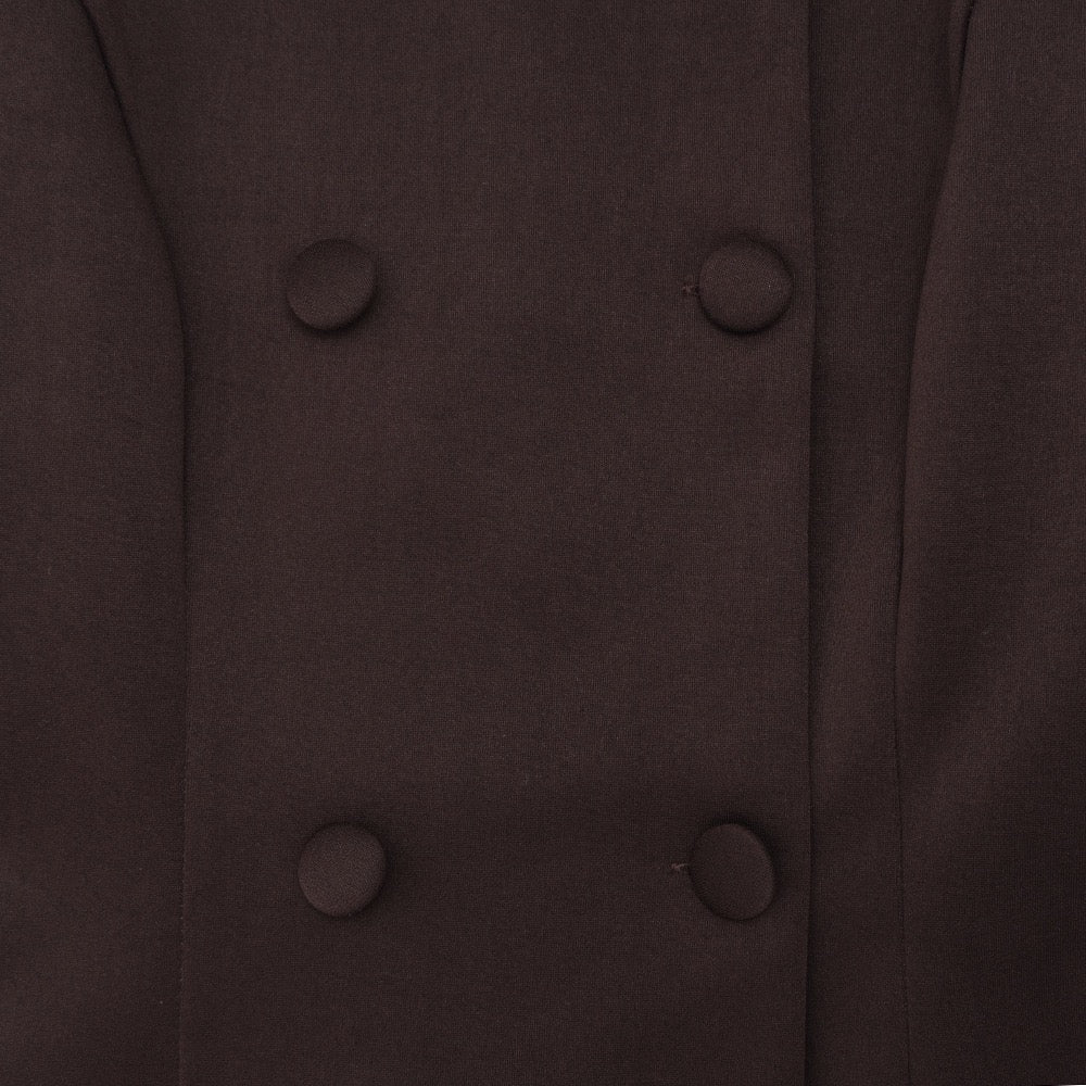 Tailored mini blazer dress with button design - NINA