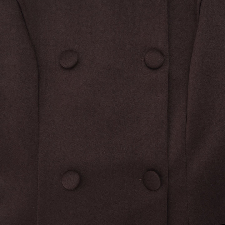 Tailored mini blazer dress with button design - NINA