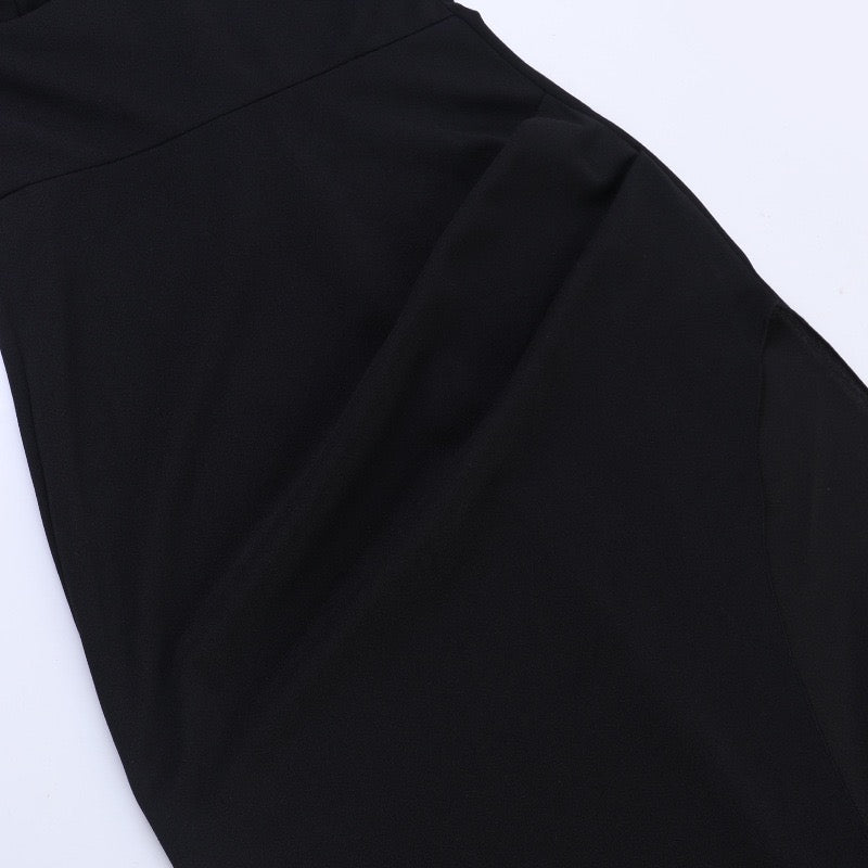 Strapless maxi dress with a slit – Aria