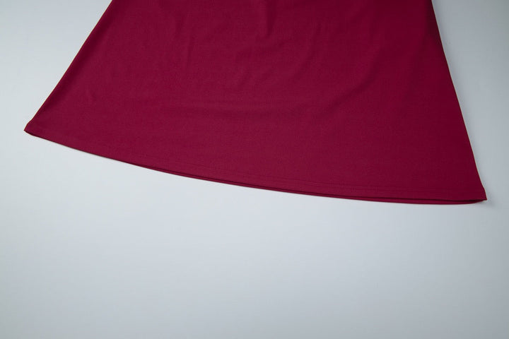 MARINA maxi dress with a ruched bust, neck closure, and open back