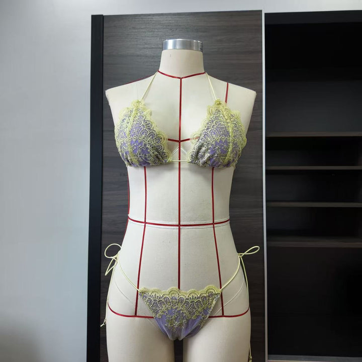 Lace-trimmed bikini swimsuit – Shaya