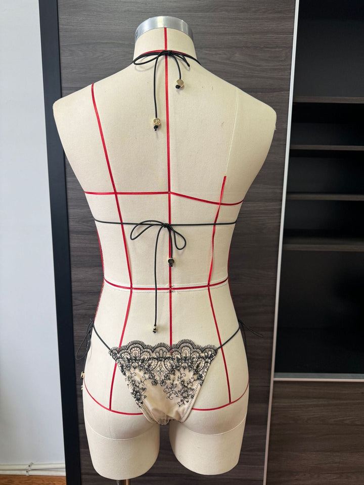 Lace-trimmed bikini swimsuit – Shaya