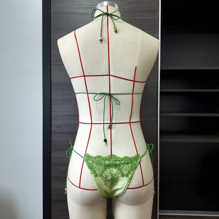 Lace-trimmed bikini swimsuit – Shaya