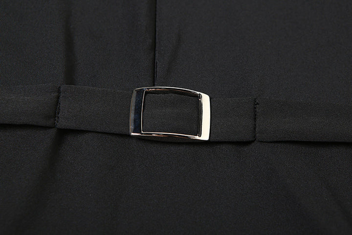 Fitted Mini Dress with Shaping and Flattering Fabric, Matching Belt Detail - Journey
