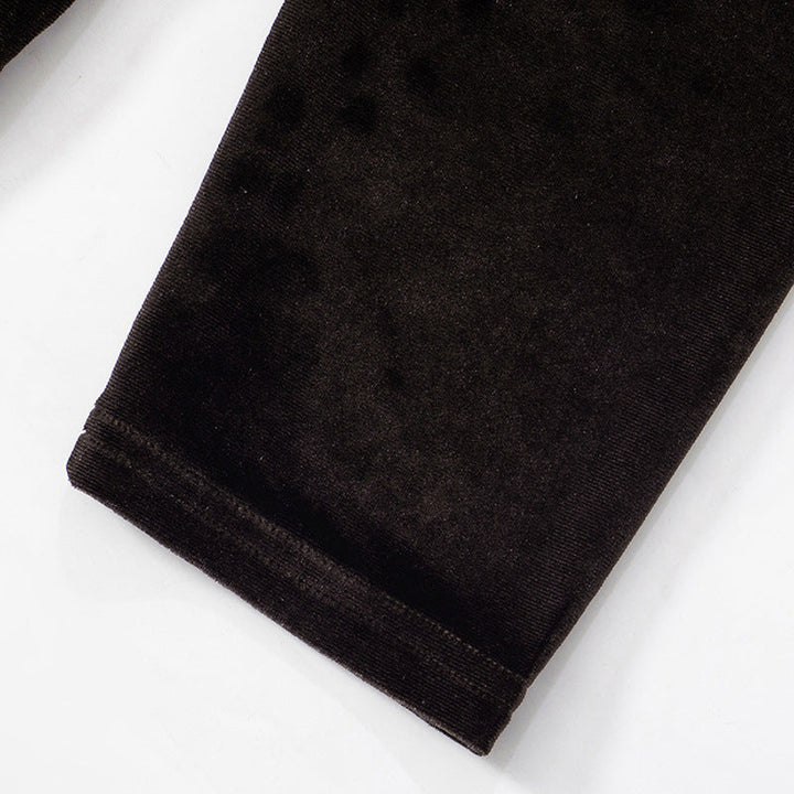 Velvet Mini Dress with Cutouts and Turtleneck Collar - Palmer