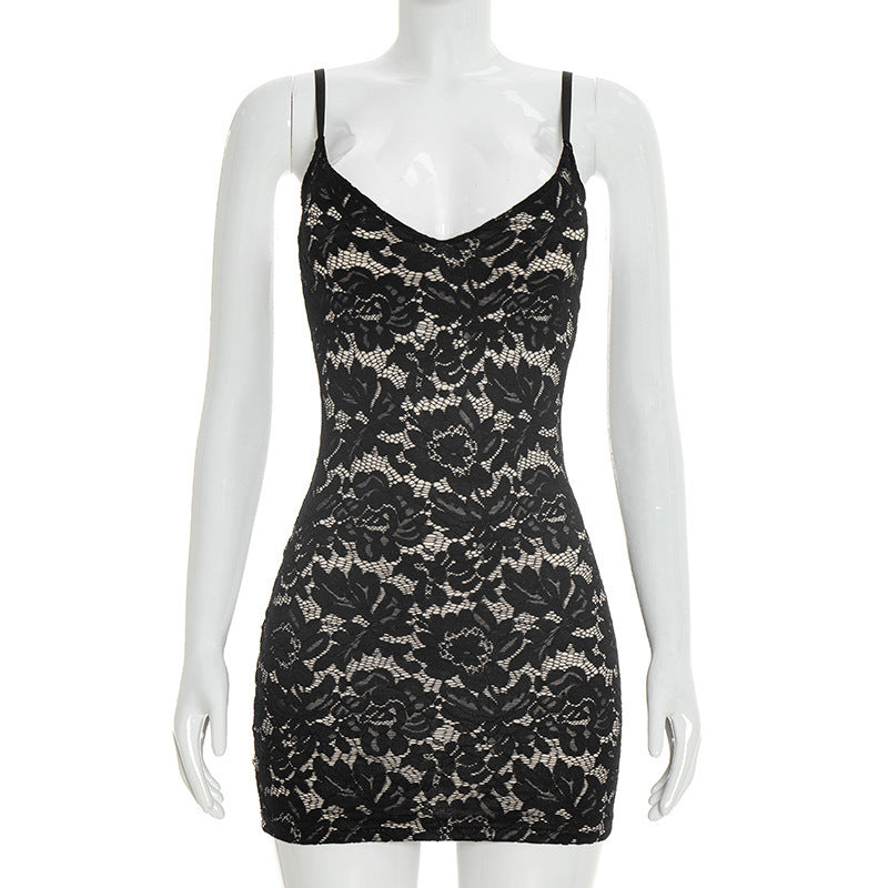 Lace mini dress - BABY ANNA