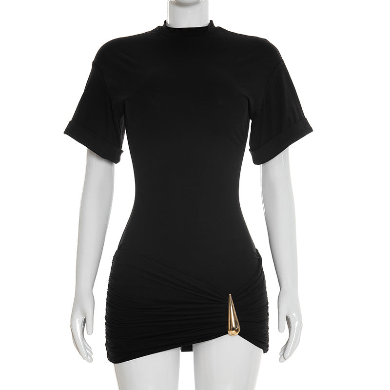 Mini dress with a buckle design - Feli
