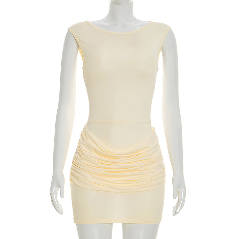 Mini dress with a pleated design - Mili