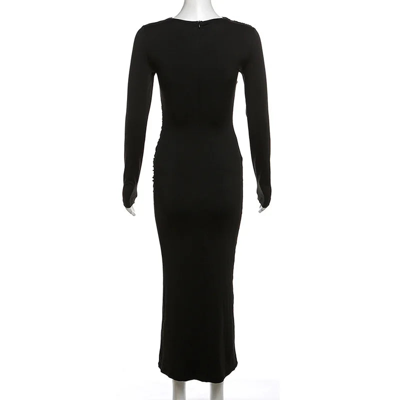 Fitted Shaping Maxi Dress - Noa