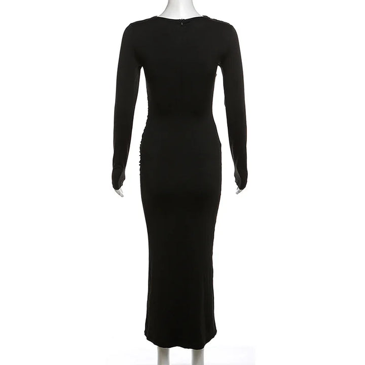 Fitted Shaping Maxi Dress - Noa