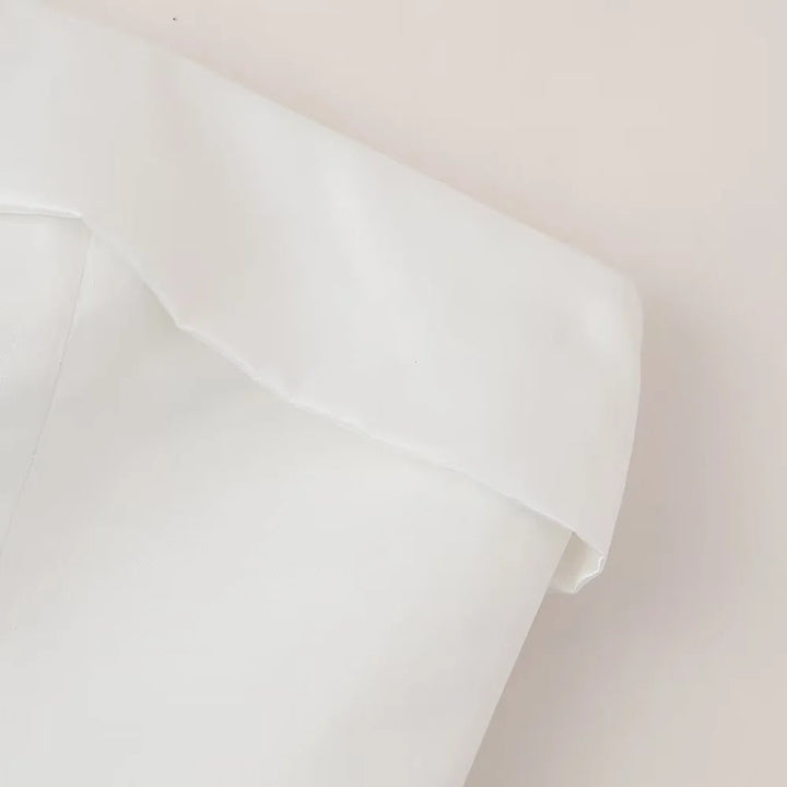 Strapless Mini Dress in A-Line Cut - Ayres