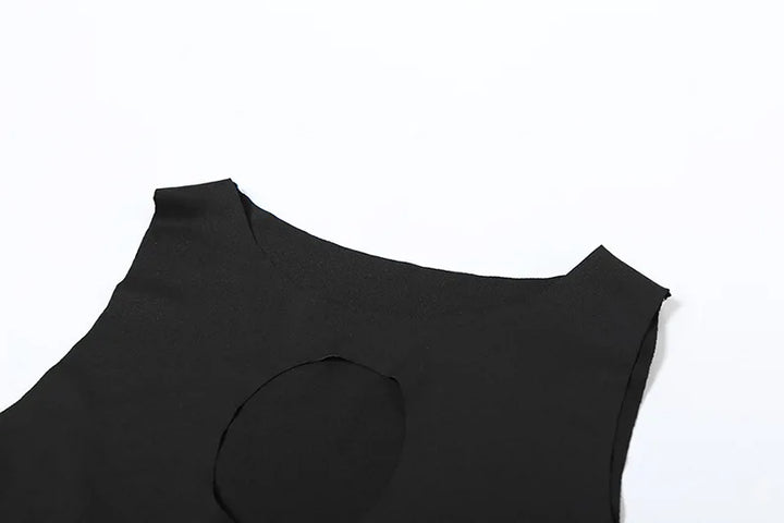 Mini Dress with Chain Detail and Cutouts - Agatha