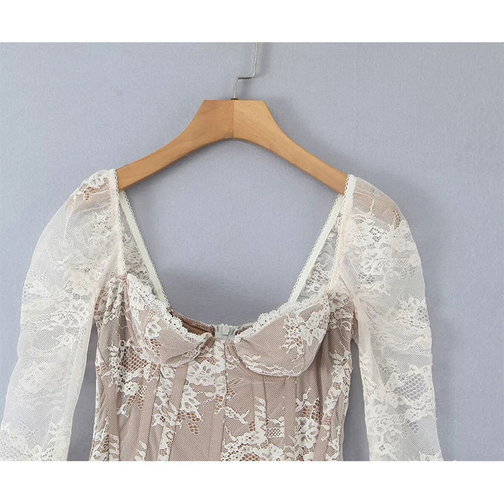 Midi Lace Dress - Elizabeth