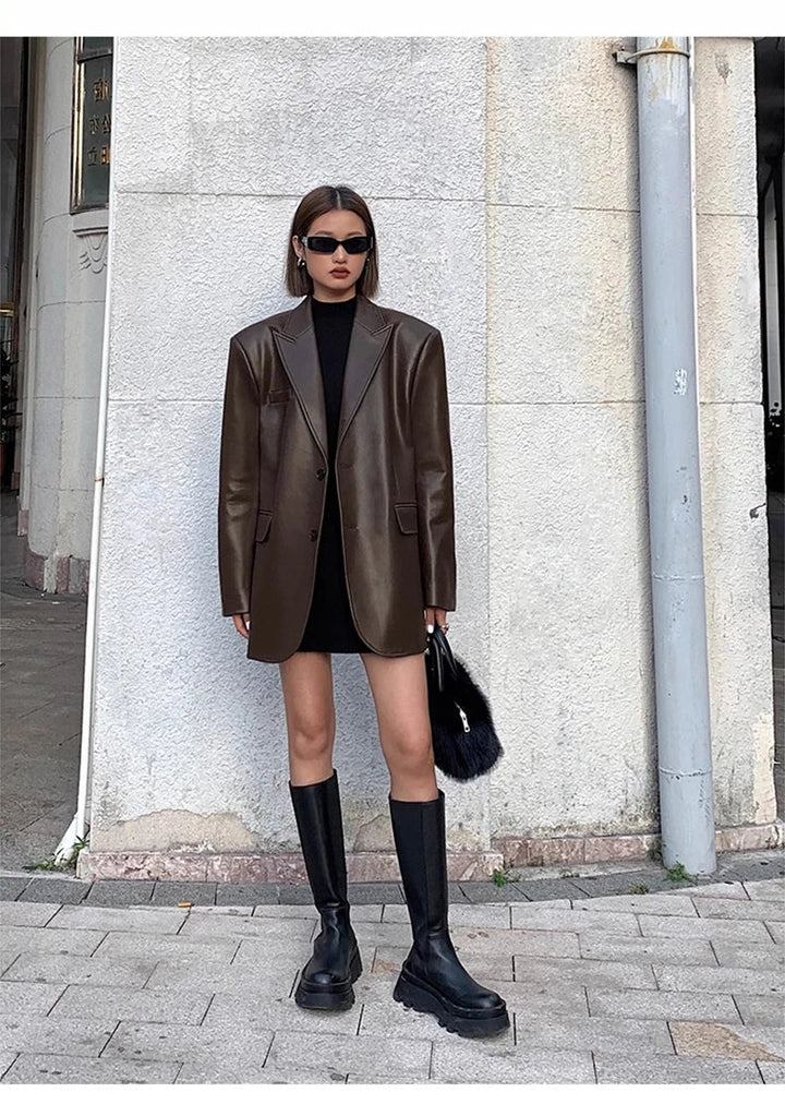 Tailored Leather Jacket - Rashal