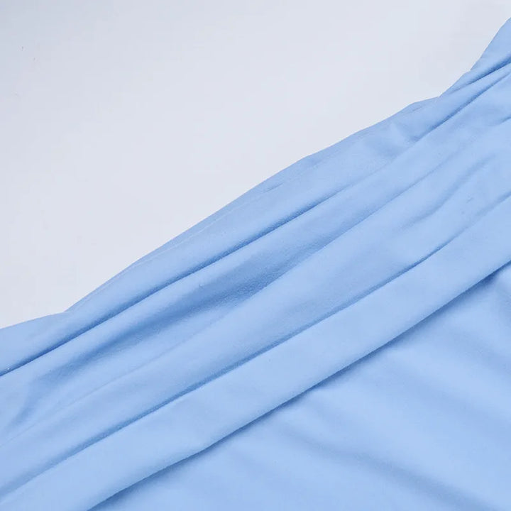 Off-Shoulder Maxi Dress with Open Back - GIZEL