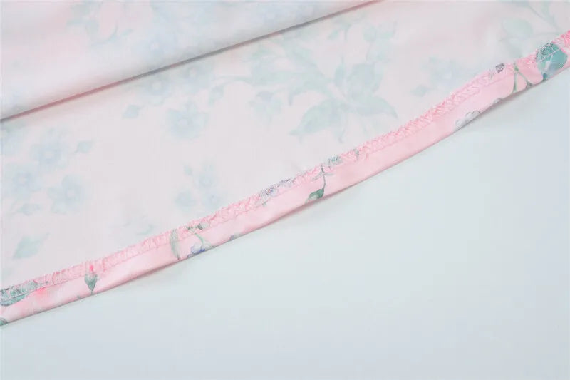 Floral Maxi Dress with Bow Detail - Cleo