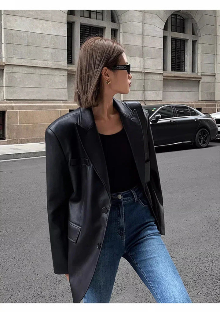 Tailored Leather Jacket - Rashal