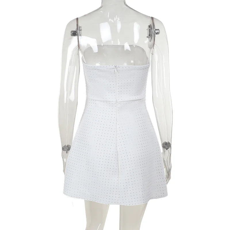 Strapless Mini Dress with Sparkling Sequin Detail - Londyn