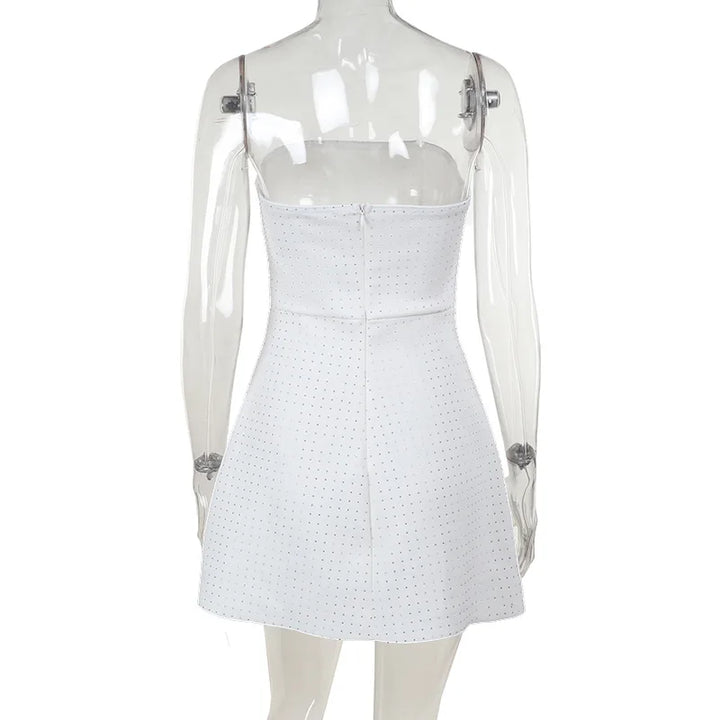 Strapless Mini Dress with Sparkling Sequin Detail - Londyn