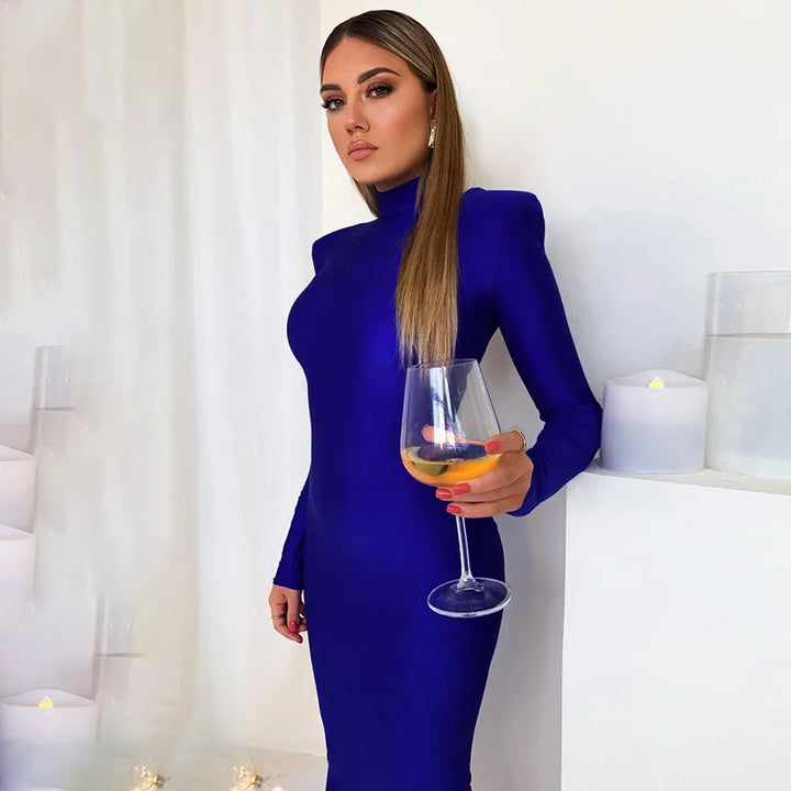 Fitted Shaping Maxi Dress - Cali