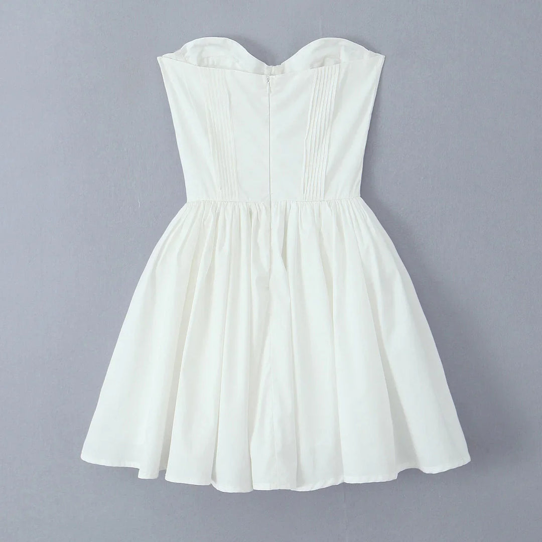 Strapless A-Line Mini Dress - Ayra