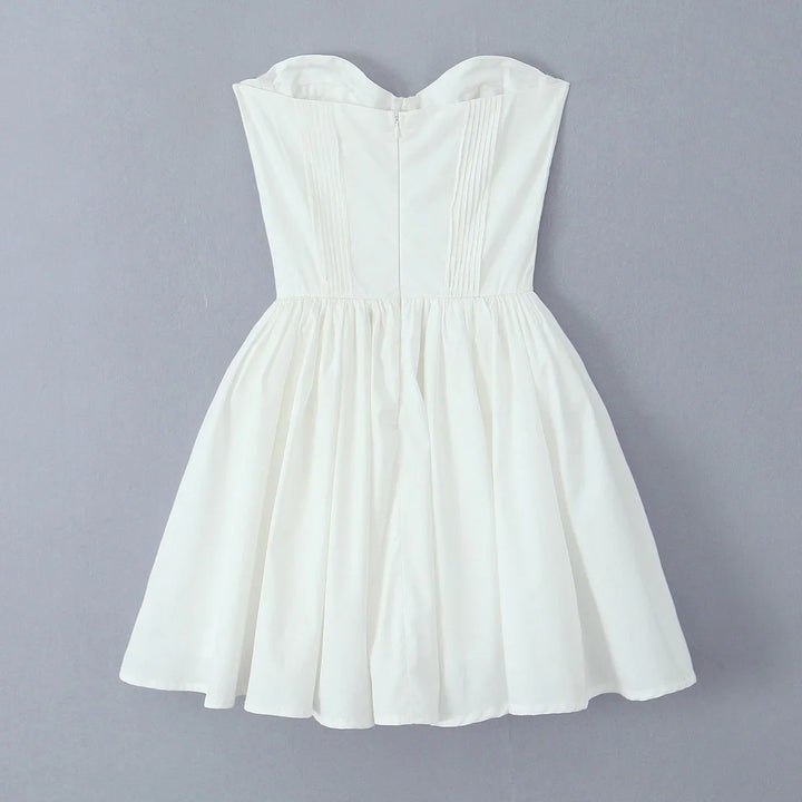 Strapless A-Line Mini Dress - Ayra
