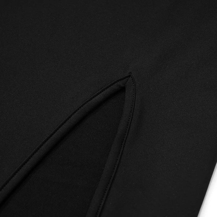 Fitted midi dress with deep neckline, ties, and slit - Shakira