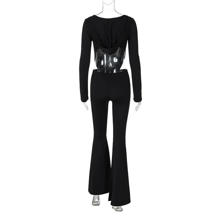Pedal pushers jumpsuit with hat decoration STREET STYLE - Roxanne