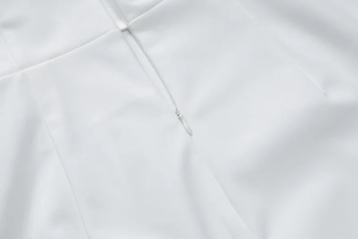 A-Line Mini Dress with Open Back - Naomi