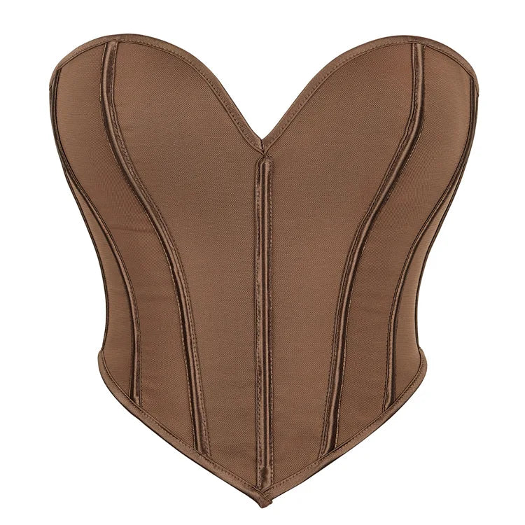 Strapless Corset with Heart-Shaped Neckline - Meredith