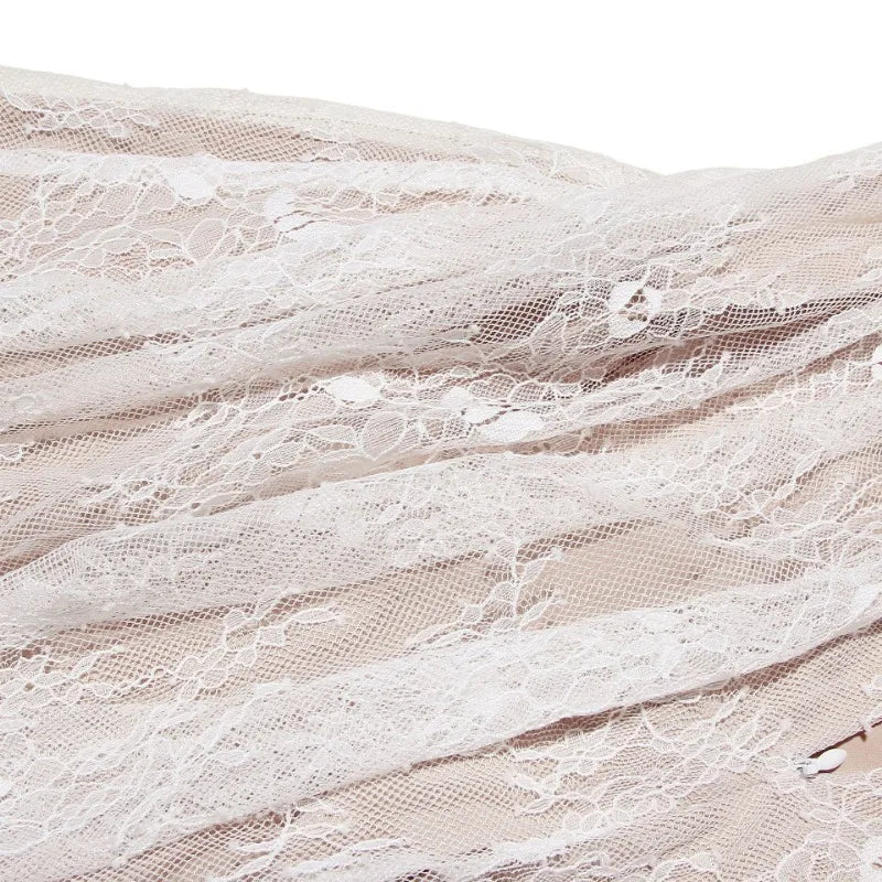 Mini Lace A-Line Dress with Corset Design - Milan